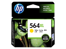 HP 564XL High Yield Yellow Original Ink Cartridge (CB325WA)