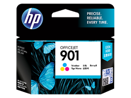 HP 901 Tri-color Original Ink Cartridge (CC656AA)