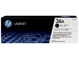 HP 36A Black Original LaserJet Toner Cartridge(CB436A)