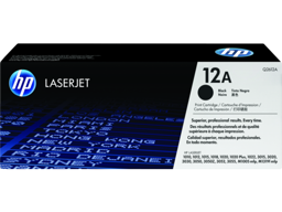 HP 12A Black Original LaserJet Toner Cartridge (Q2612A)