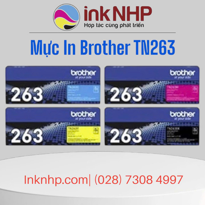 Mực In Brother TN-263 Chính Hãng - Địa Chỉ Mua Uy Tín Tại Thủ Đức Mực In Brother TN-263 Chính Hãng - Địa Chỉ Mua Uy Tín Tại Thủ Đức