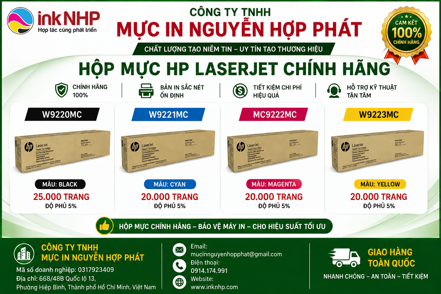 Bộ mực máy HP Color LaserJet Managed MFP E78228dn
